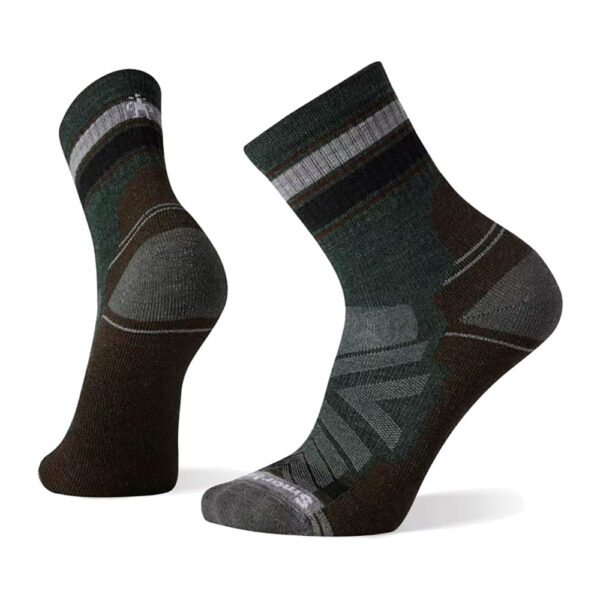 Smartwool Hike Light Cushion Striped Mid Crew Socks