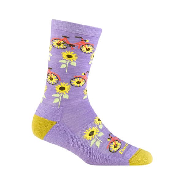 Darn Tough Women's Sun Pedal Crew Lightweight with Cushion