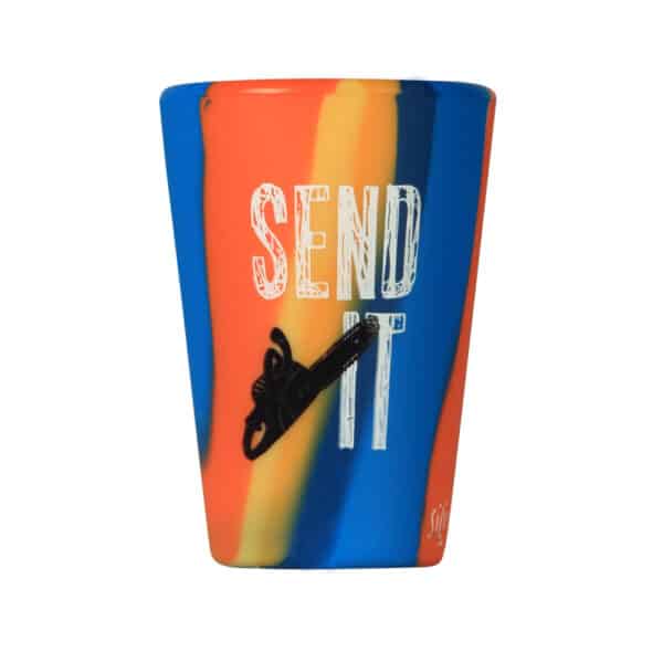 Silipint Shot Glass 1.5 Oz - Send It